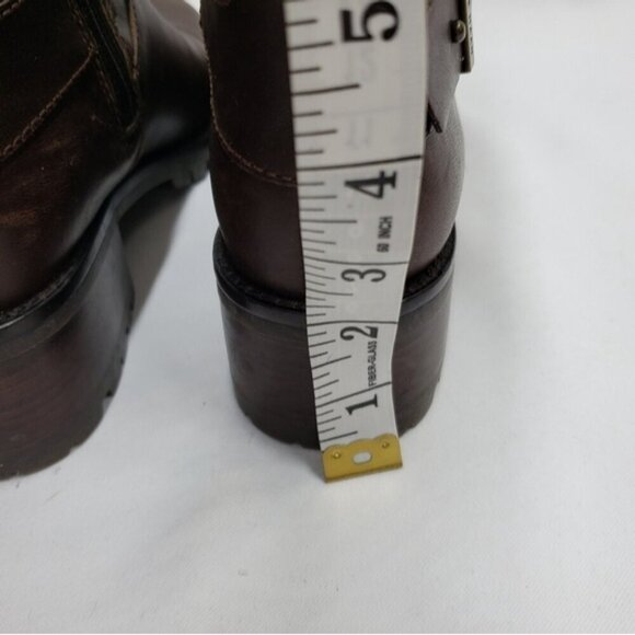 Cole Haan Champion Brown Leather Waterproof Zip Up Boots Women's Size 6B - Picture 15 of 16